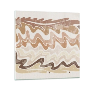 Quadro su vetro - Buona energia - buone emozioni - 30x30 cm