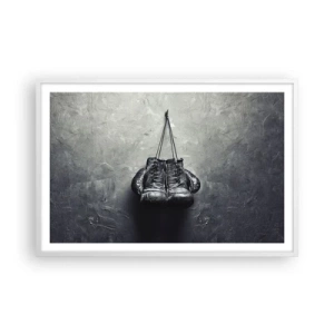 Poster in cornice bianca - Tempo di lotte e tempo di pace - 91x61 cm