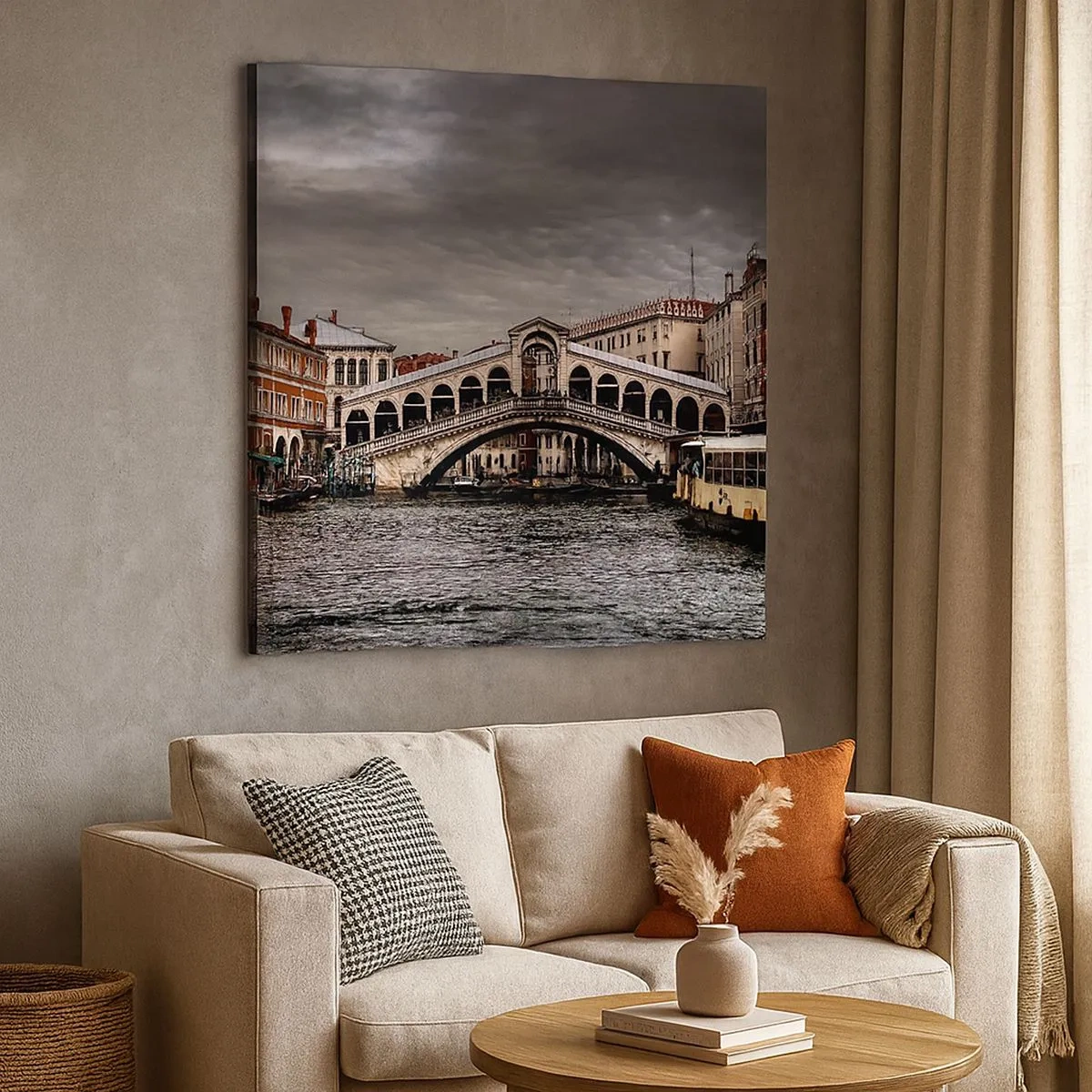 Quadro su tela - Stampe su Tela - Promessa di una sera a Venezia - 30x30 cm