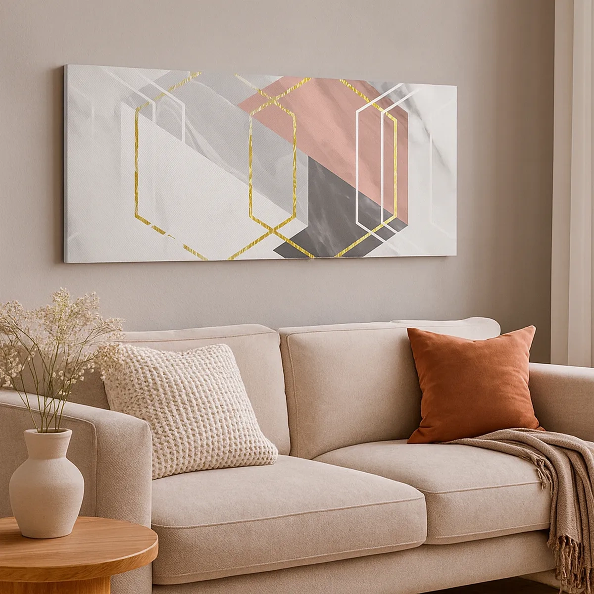 Quadro su tela - Stampe su Tela - Composizione a catena - 30x30 cm