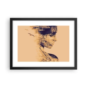 Poster in cornice nera - Bella di natura - 40x30 cm