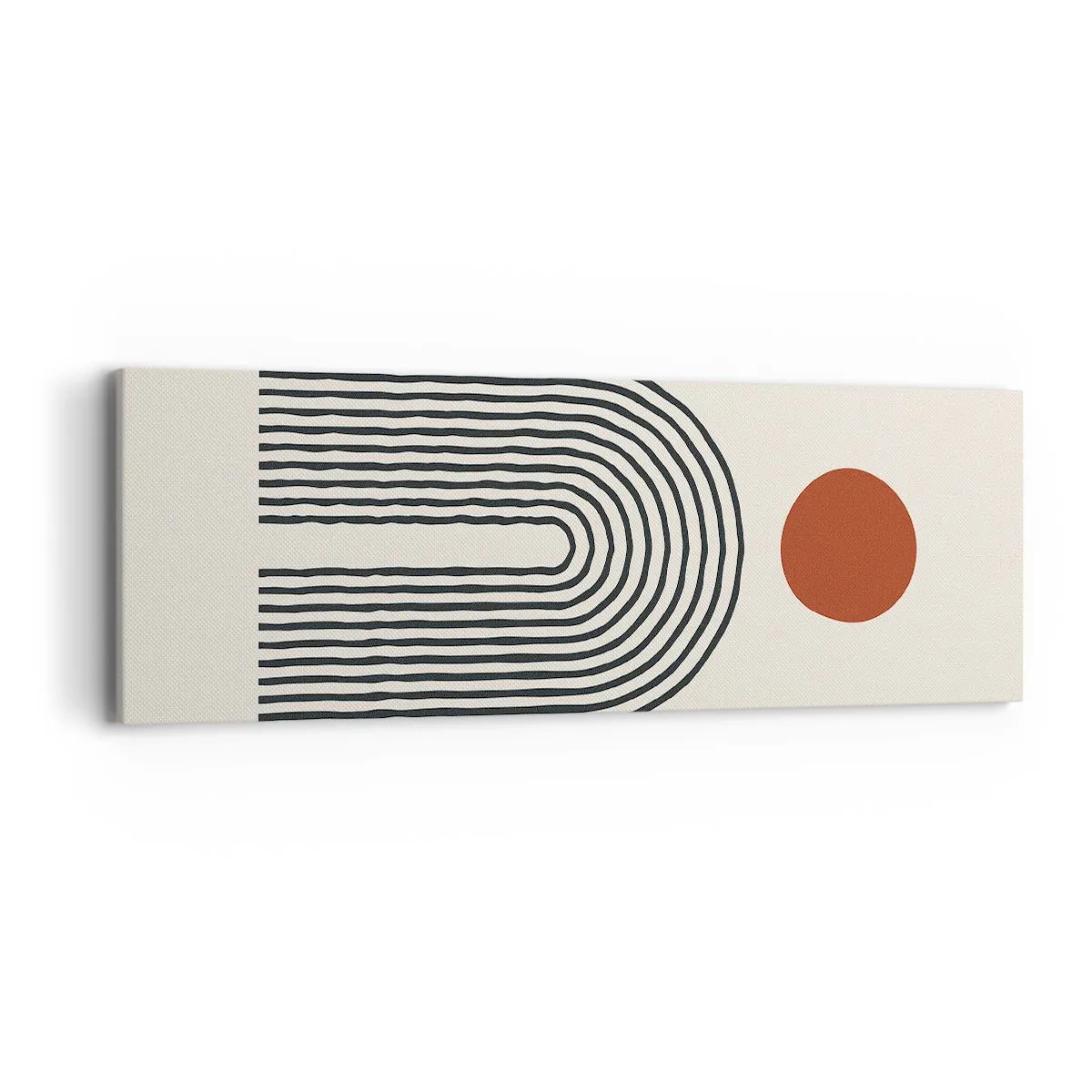 Quadro su tela - Stampe su Tela - Magnetismo di forme e colori - 90x30 cm