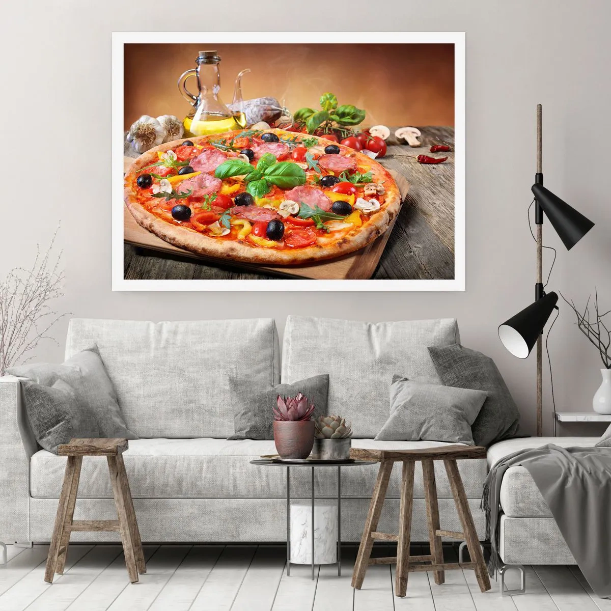 Poster - Con gusto veramente italiano - 70x50 cm