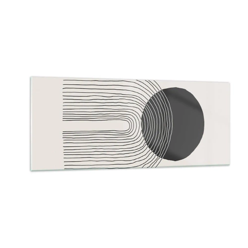 Quadro su vetro - Tremore e fiducia - 100x40 cm