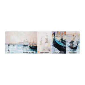 Campione di Fotomurale Adesivo Deluxe Sticker - Dopo l'acqua, dopo la nebbia - Pezzo, Città, Venezia - 100x30 cm