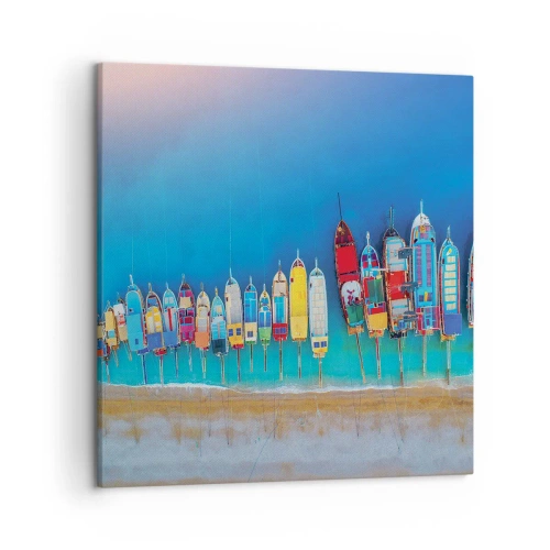 Quadro su tela - Stampe su Tela - A volo d'uccello - 50x50 cm