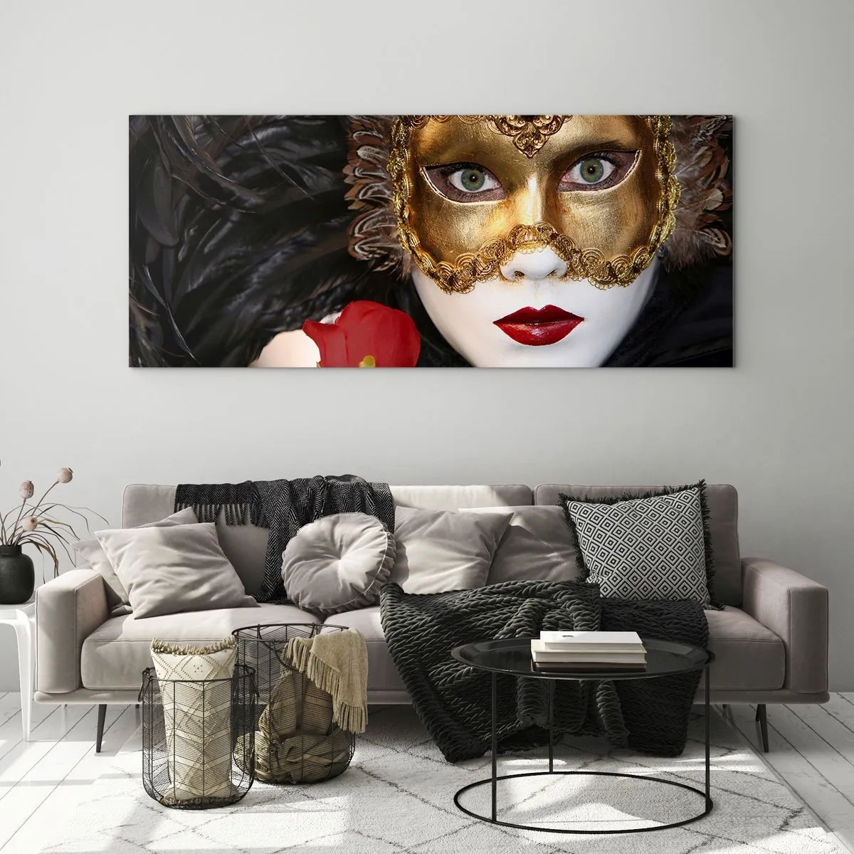 Quadro su vetro - Perché la vita è un grande ballo - 100x40 cm