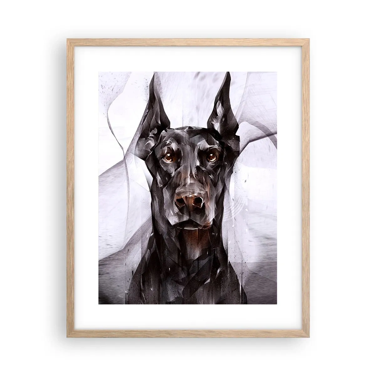 Poster in cornice rovere chiaro - Nobili natali - 40x50 cm