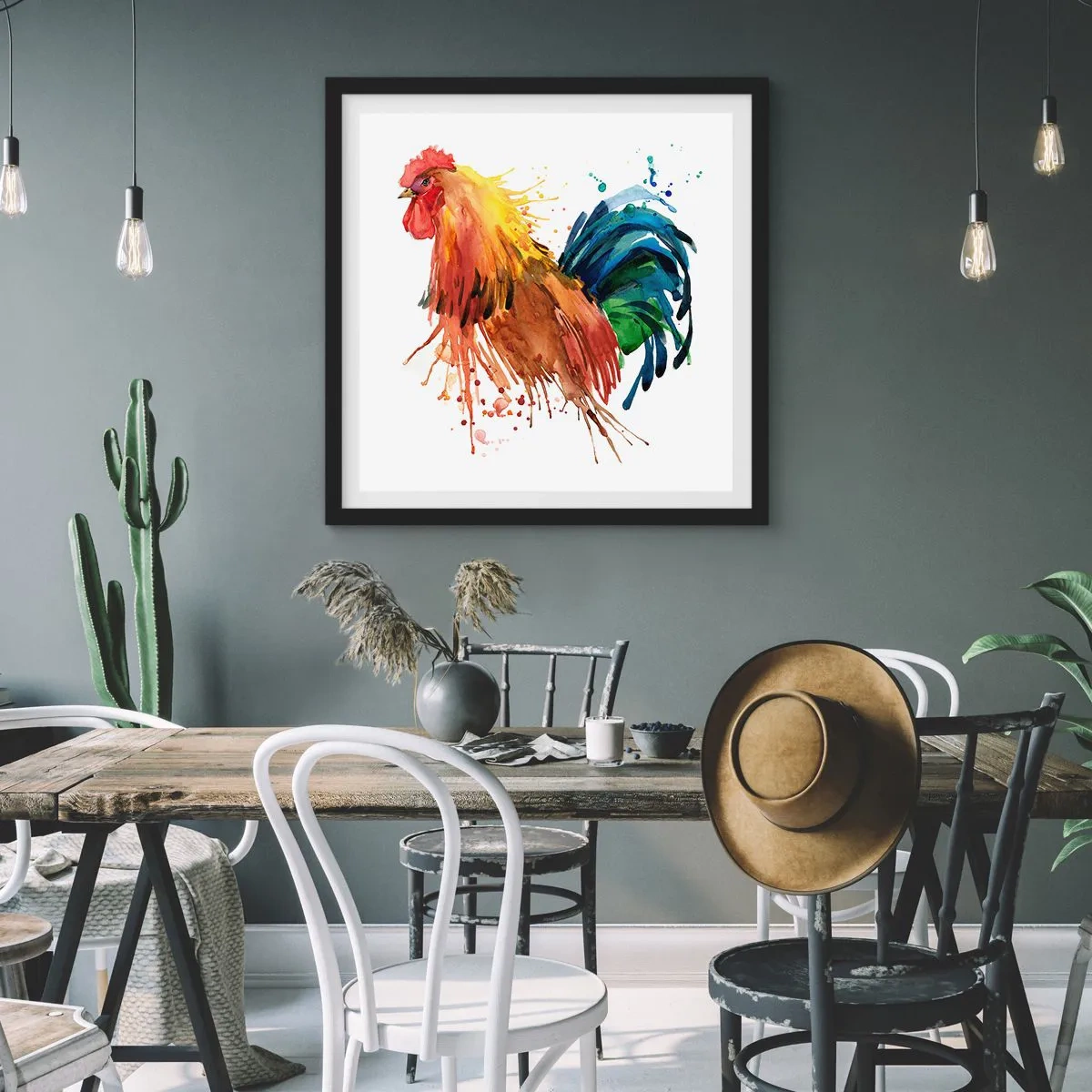 Poster in cornice nera - Abito reale, orgoglio reale - 40x40 cm