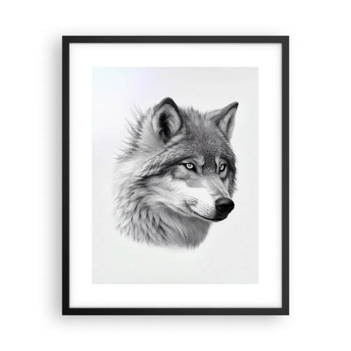 Poster in cornice nera - Alfa, senza dubbio - 40x50 cm