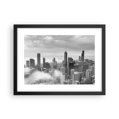 Poster in cornice nera - Paesaggio americano - 40x30 cm