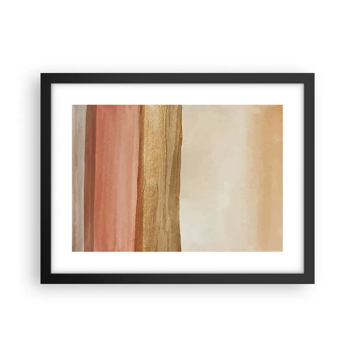 Poster in cornice nera - Composizione verticale - 40x30 cm