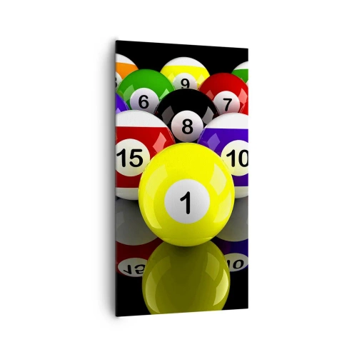 Quadro su tela - Stampe su Tela - I diversi colori del gioco - 65x120 cm