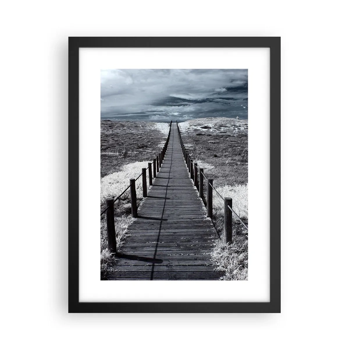 Poster in cornice nera - Sulla riva - 30x40 cm