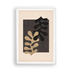 Poster in cornice bianca - Assenza e completamento - 70x100 cm