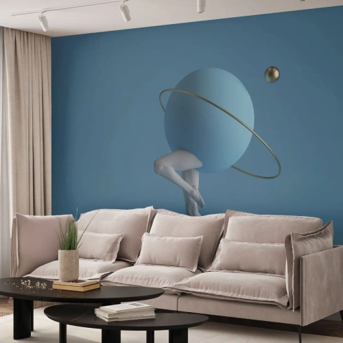 Fotomurali Premium Sand - E i pianeti folleggiano - Astrazione, Gambe, Tridimensionale - 350x256 cm