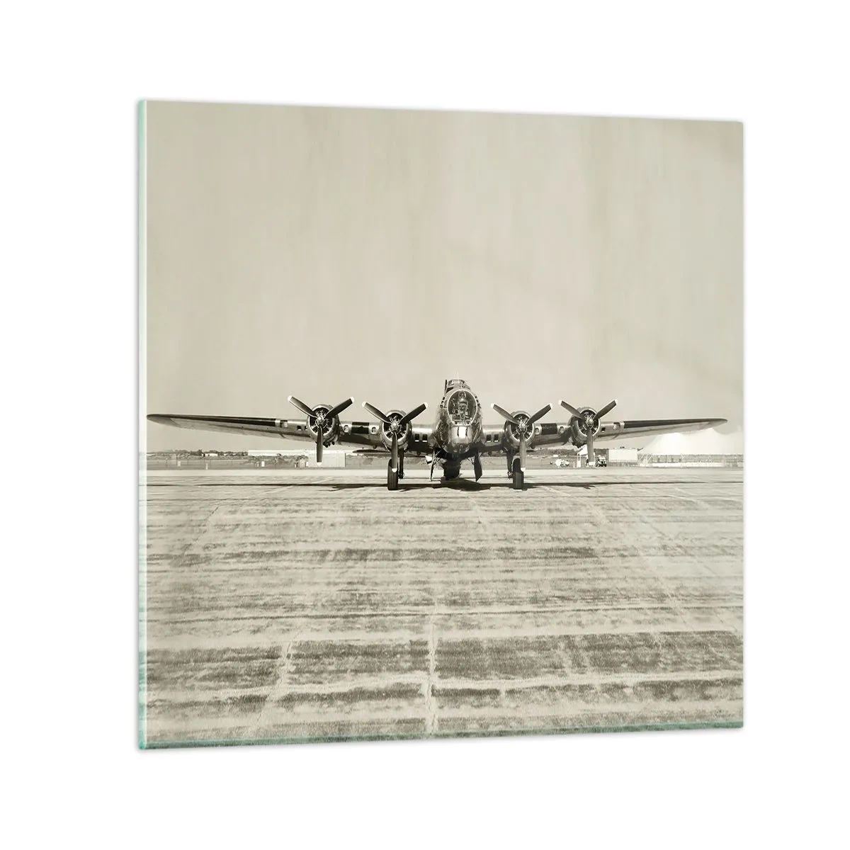 Quadro su vetro - Pronto come sempre - 40x40 cm