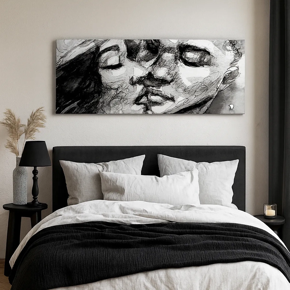 Quadro su tela - Stampe su Tela - Un attimo di tenerezza - 30x30 cm