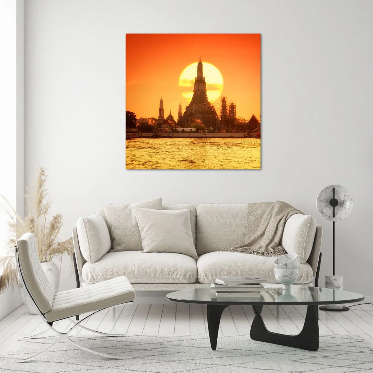 Quadro su vetro - Verso il sole, sempre verso il sole - 30x30 cm