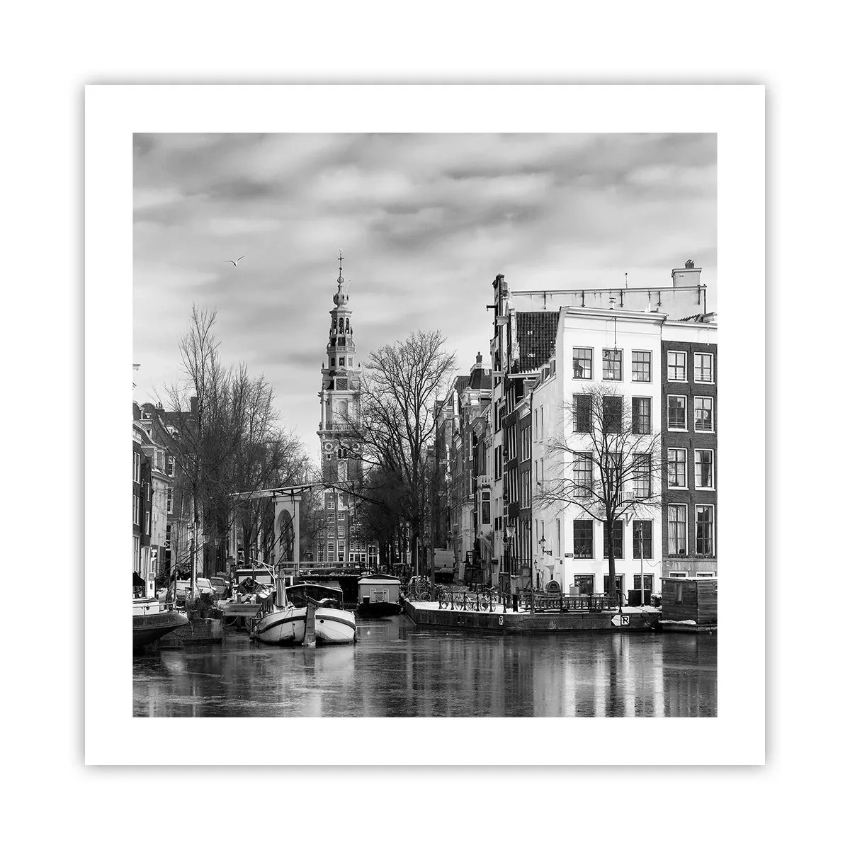 Poster - Atmosfera di Amsterdam - 50x50 cm