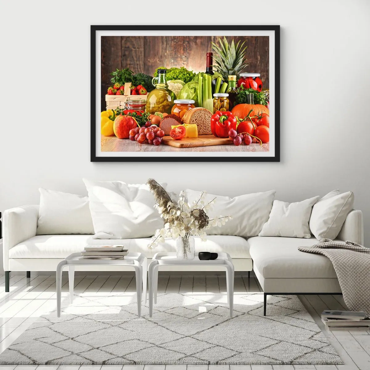 Poster in cornice nera - Affumicati, arrostiti, marinati - 91x61 cm