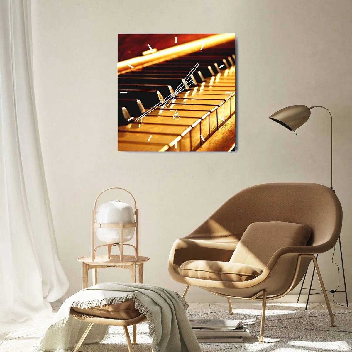 Orologio da parete - Orologio in Vetro - Possibilità illimitate - 40x40 cm