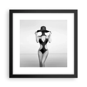 Poster in cornice nera - Il mio nome è Eleganza - 30x30 cm
