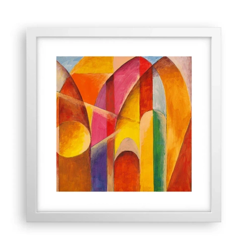 Poster in cornice bianca - La cattedrale del sole - 30x30 cm