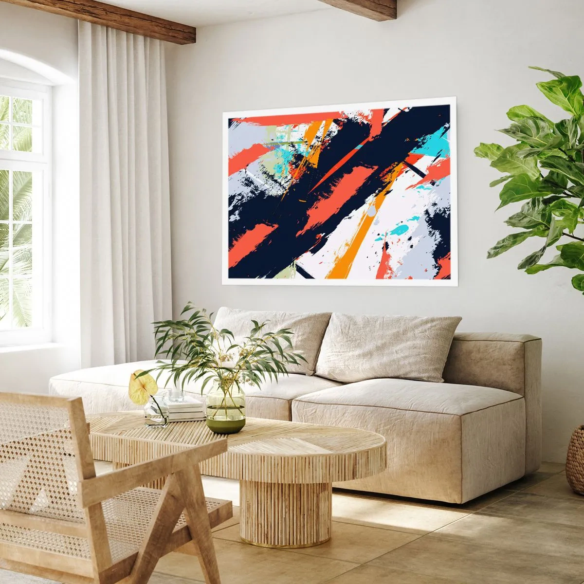 Poster - Composizione dinamica - 91x61 cm