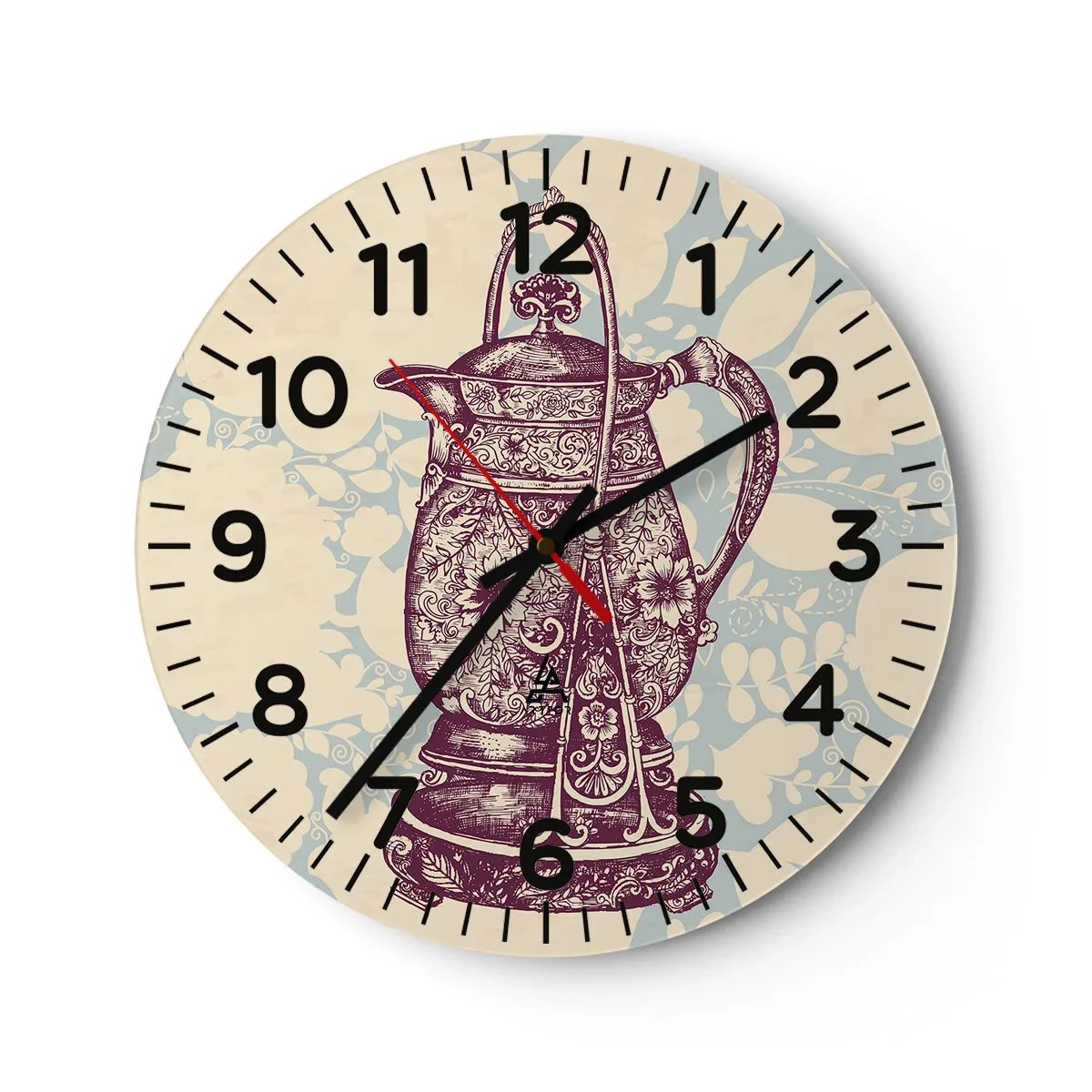 Orologio da parete - Orologio in Vetro - La bellezza del quotidiano - 30x30 cm