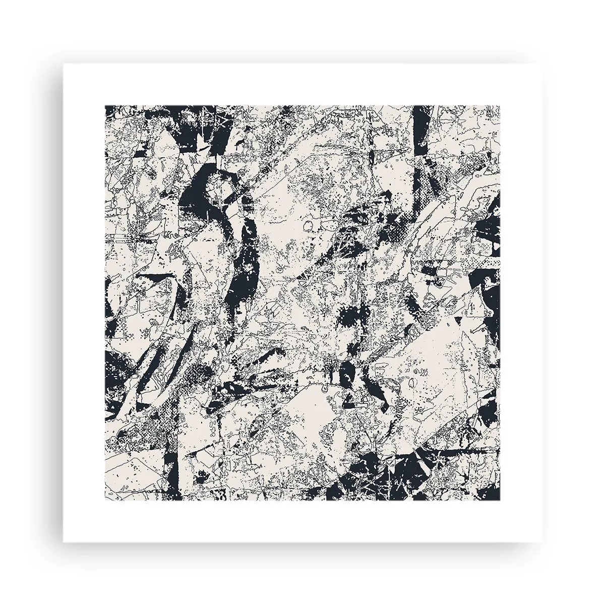 Poster - La compenetrazione degli opposti - 40x40 cm