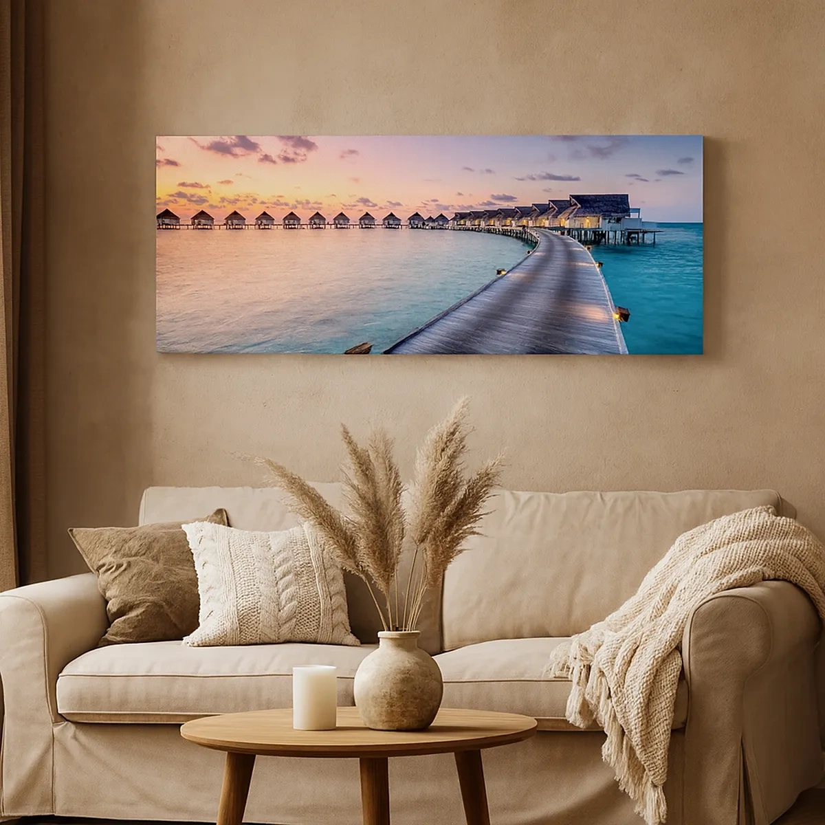 Quadro su tela - Stampe su Tela - Vacanze: ritorno alle fonti - 30x30 cm