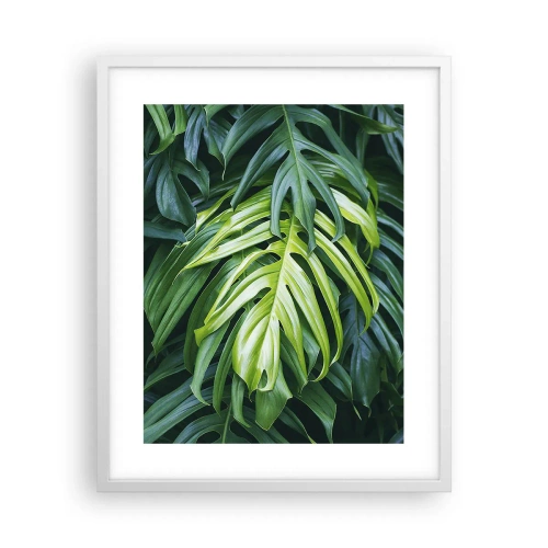 Poster in cornice bianca - Immergersi nella freschezza - 40x50 cm