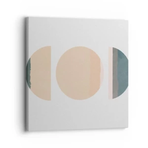 Quadro su tela - Stampe su Tela - Un cerchio dopo l'altro - 30x30 cm