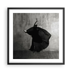 Poster in cornice nera - Fasce piene di passione - 50x50 cm
