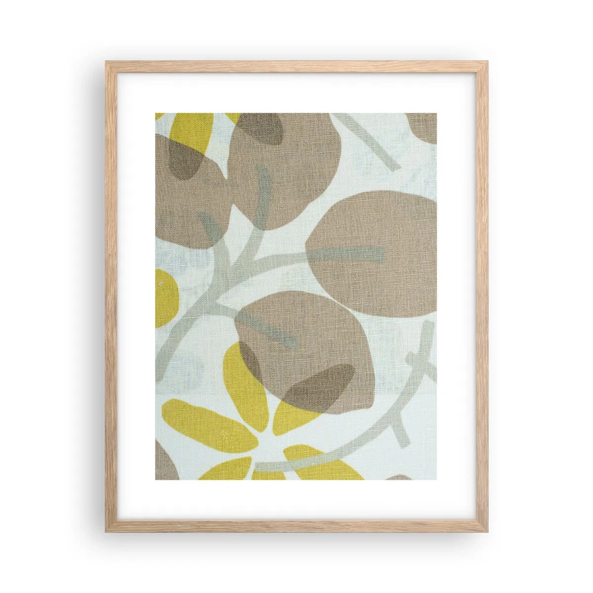 Poster in cornice rovere chiaro - Composizione sotto al sole - 40x50 cm