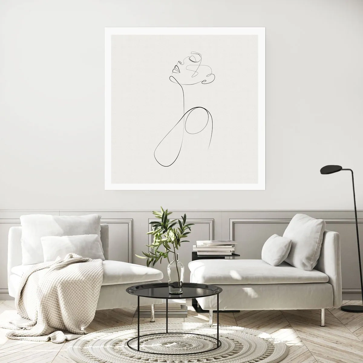 Poster - Avvolta nei sogni - 50x50 cm