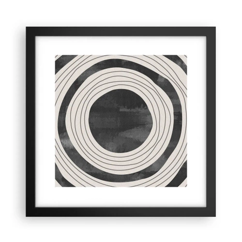 Poster in cornice nera - Proprio al centro - 30x30 cm