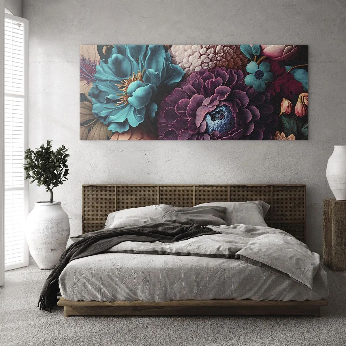 Quadro su vetro - Ricchezza della natura - 100x40 cm