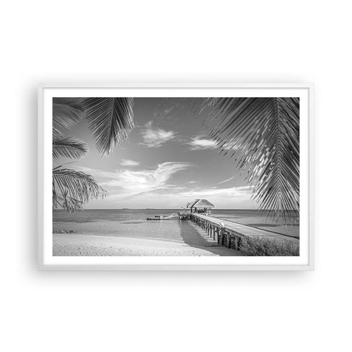 Poster in cornice bianca - Un ricordo o un sogno? - 91x61 cm