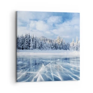 Quadro su tela - Stampe su Tela - Vista lucente e cristallina - 70x70 cm