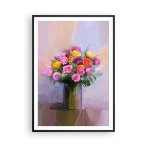 Poster in cornice nera - Bellezza immobile - 70x100 cm