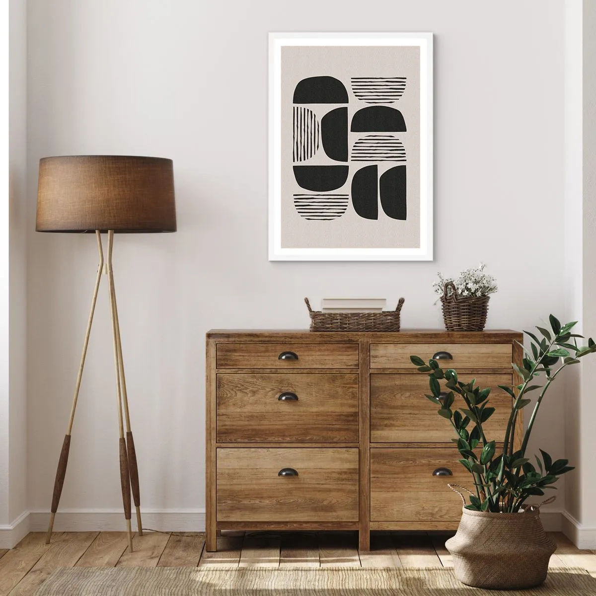 Poster in cornice bianca - Sistemi di metà - 30x40 cm