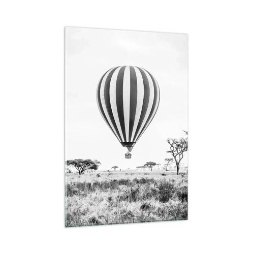 Quadro su vetro - Sulla savana - 80x120 cm