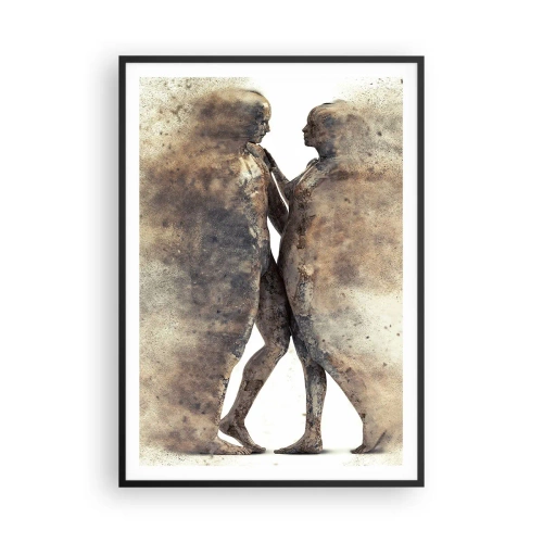 Poster in cornice nera - Nati dalla polvere, per amare - 70x100 cm