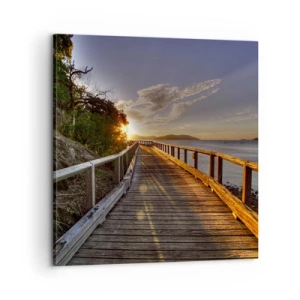 Quadro su tela - Stampe su Tela - Incamminarsi sempre verso il sole - 60x60 cm