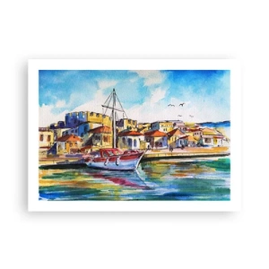 Poster - Un colorato pomeriggio - 70x50 cm