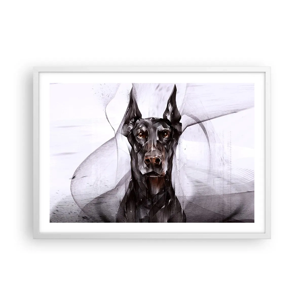 Poster in cornice bianca - Nobili natali - 70x50 cm