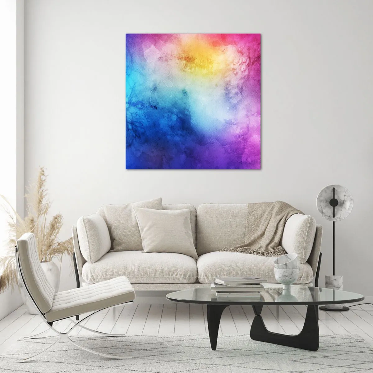 Quadro su vetro - Quasi al settimo cielo - 60x60 cm