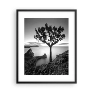 Poster in cornice nera - Pace fino all'orizzonte - 40x50 cm